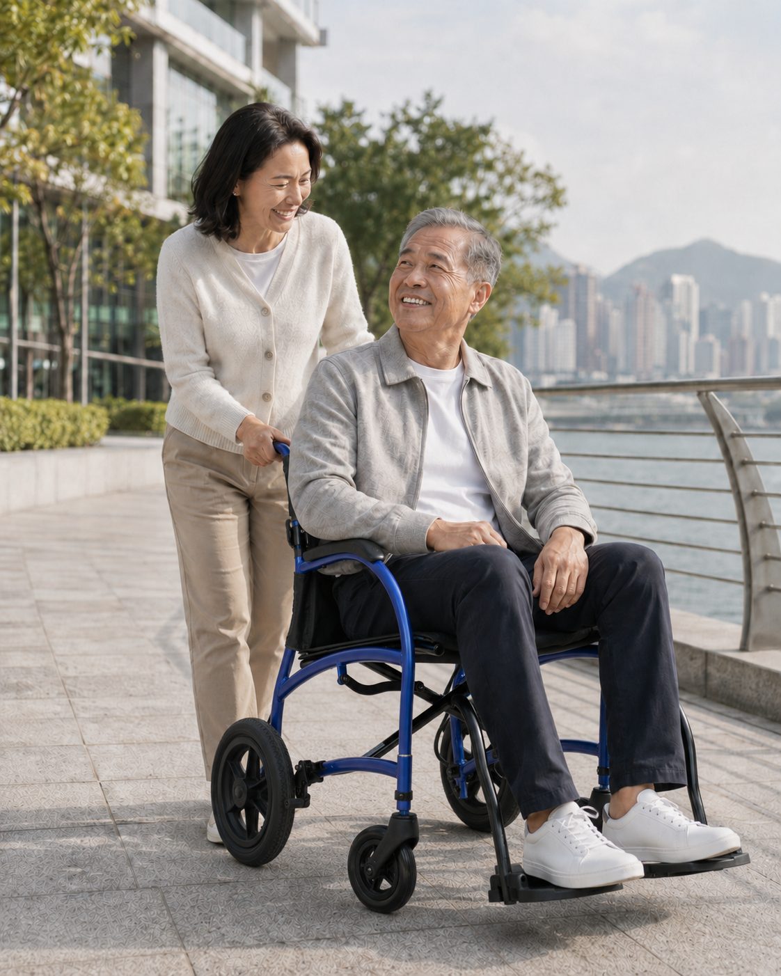 Excursion transport wheelchair